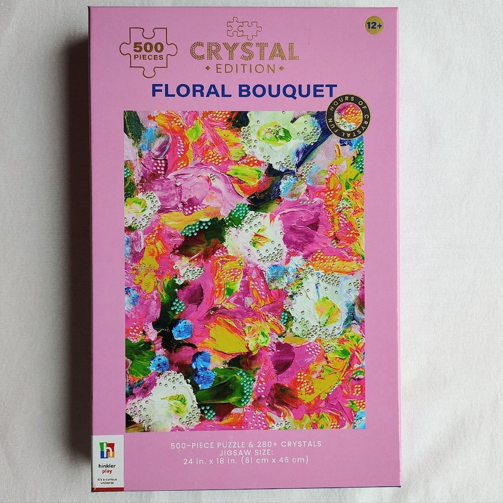 Floral Bouquet Crystal Edition 500 Piece Puzzle New Never Used